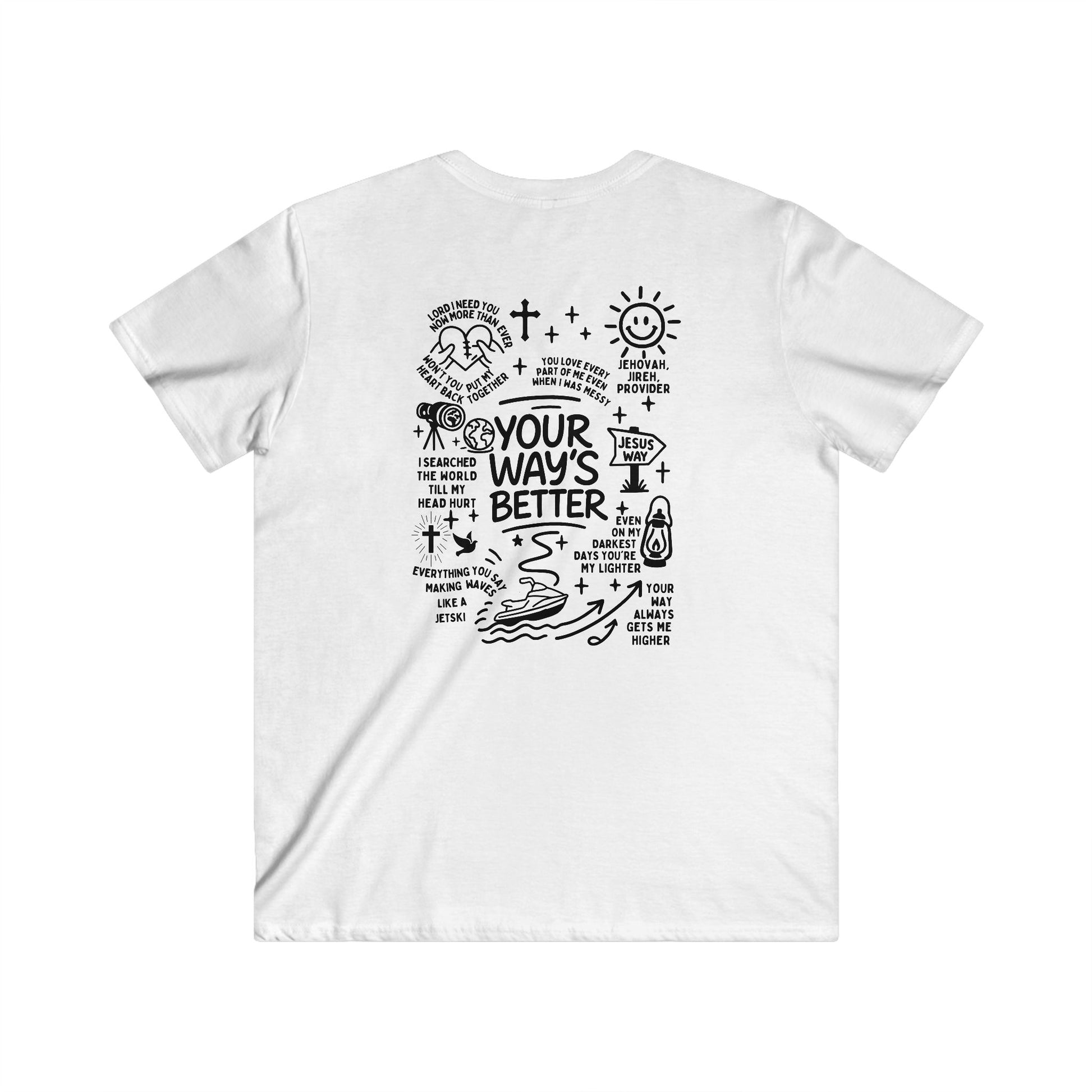 YOUR WAYS BETTER V-NECK BACK