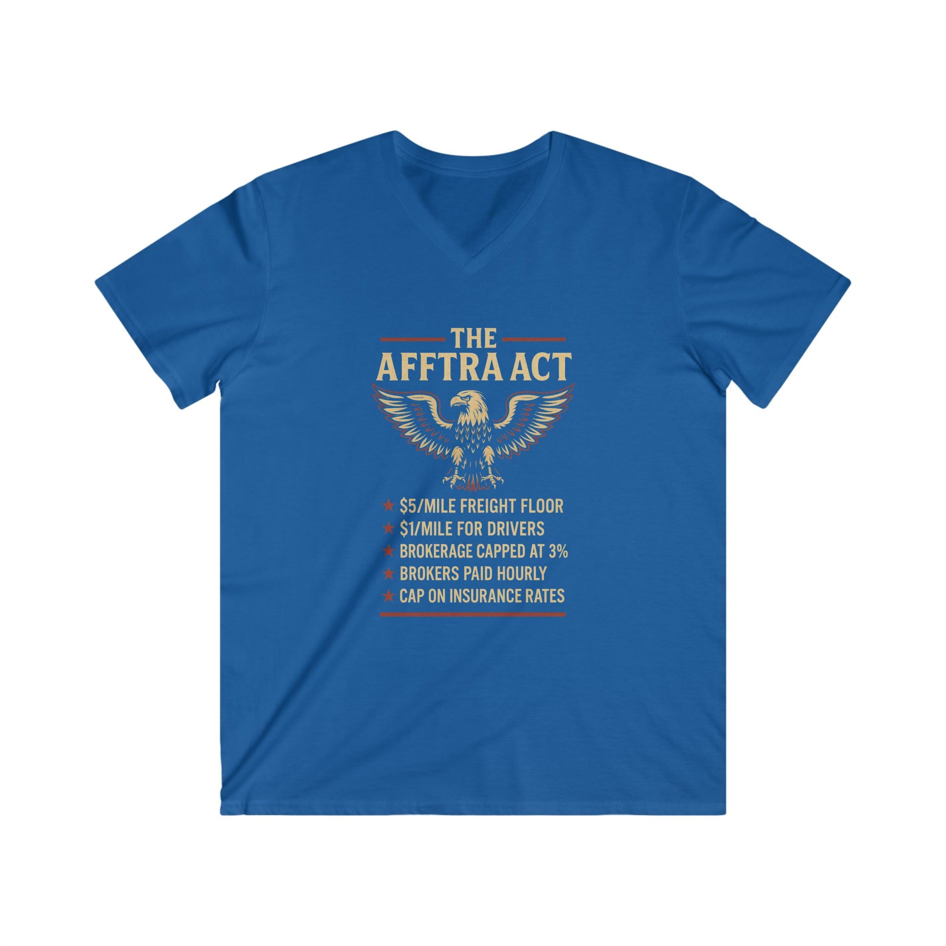 AFFTRA ACT FRONT V-NECK #003
