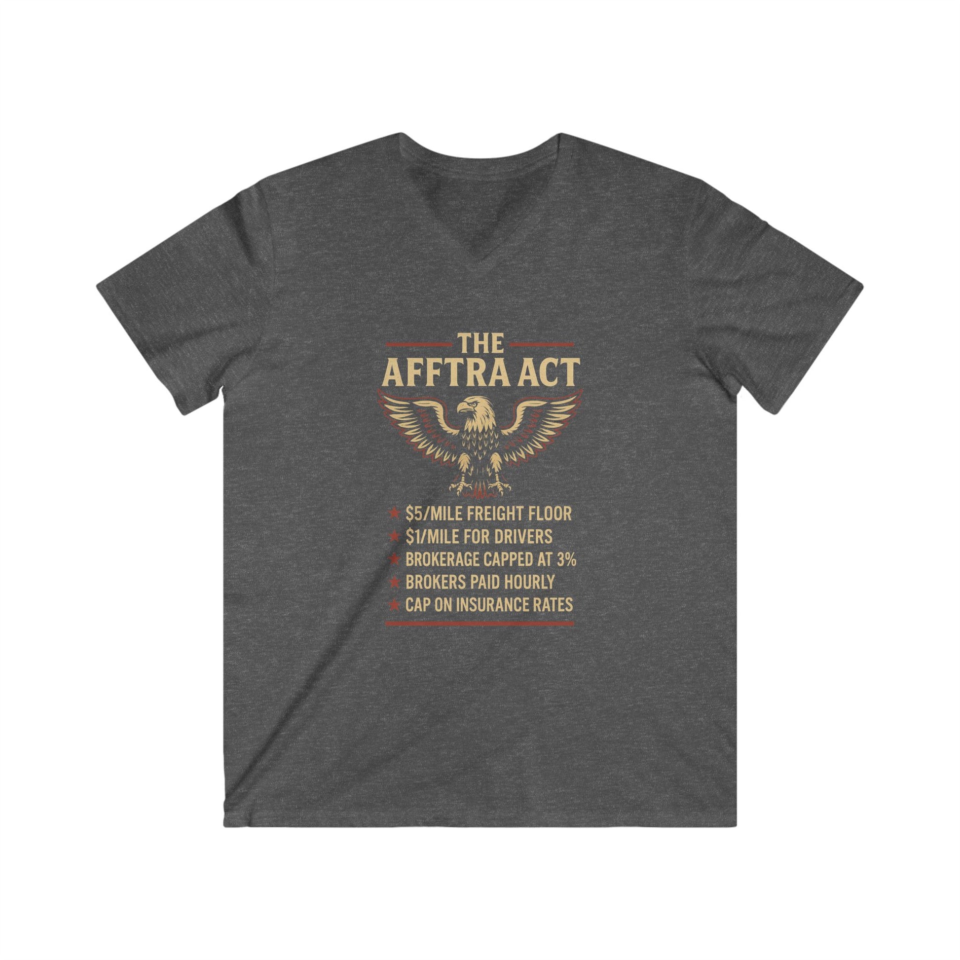 AFFTRA ACT FRONT V-NECK #003